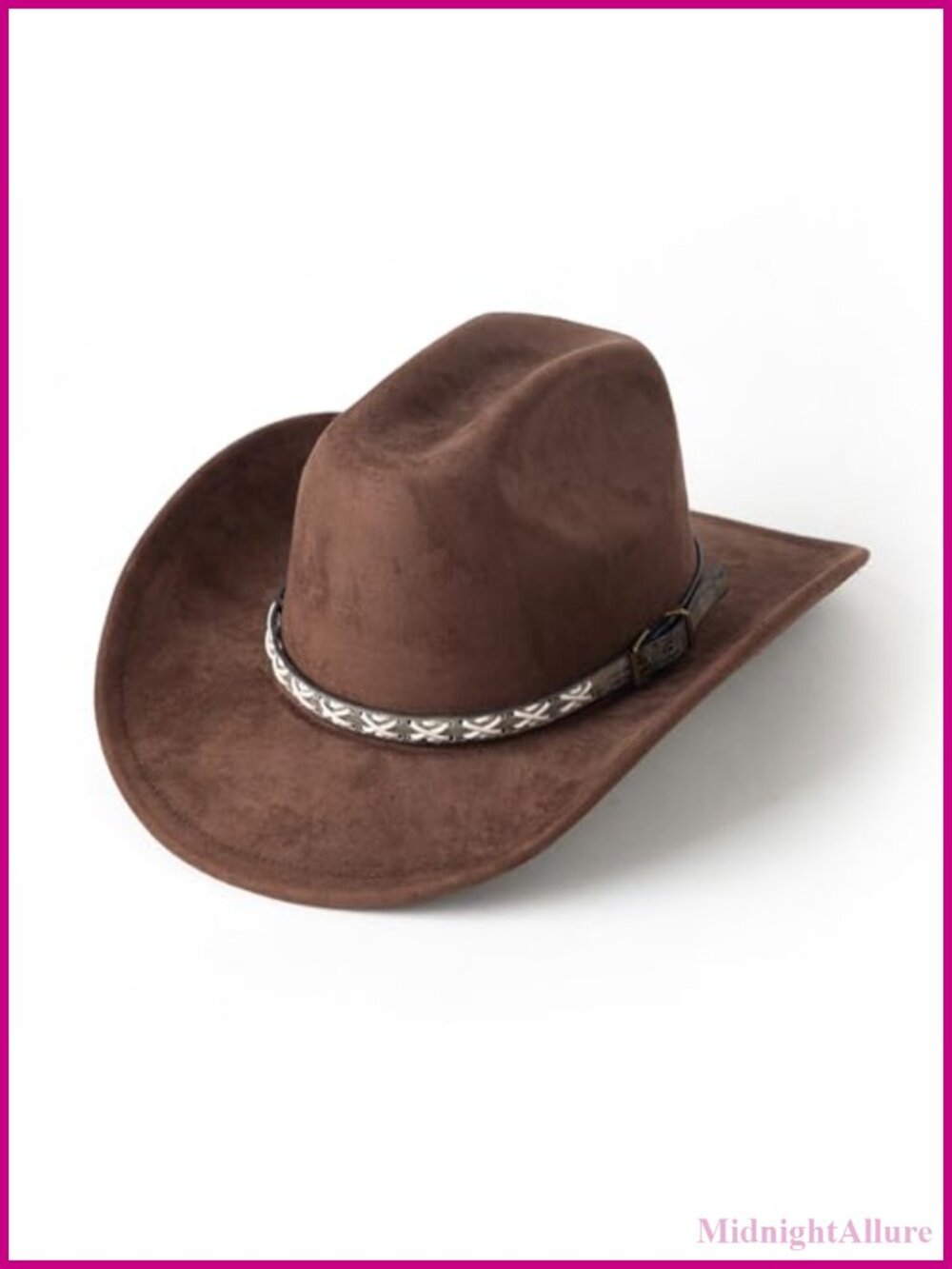 Suede Cowboy Hat Western Wide Brim Womens Cowgirl Hats Adjustable